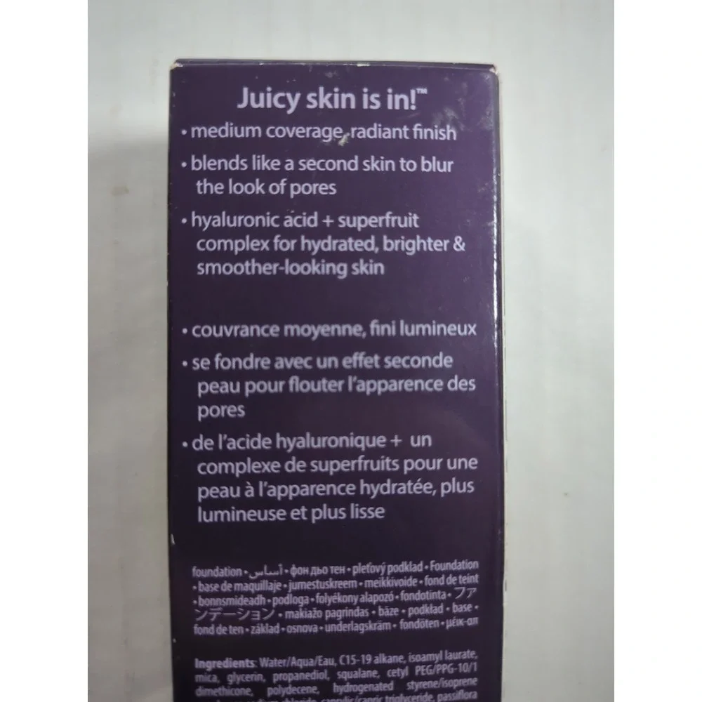 Tarte Maracuja Juicy Glow Foundation 48N tan deep neutral‎ 1oz New in Box Sealed